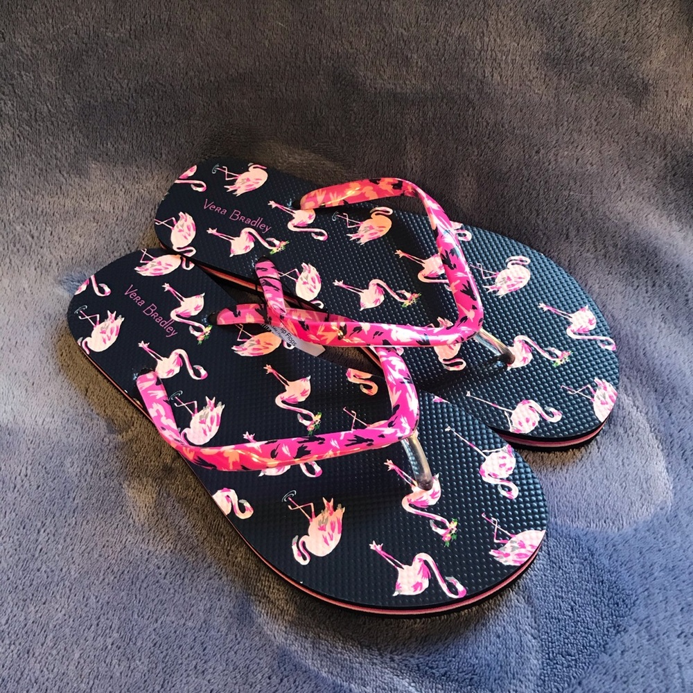 Vera Bradley Flip Flops Size 7-8